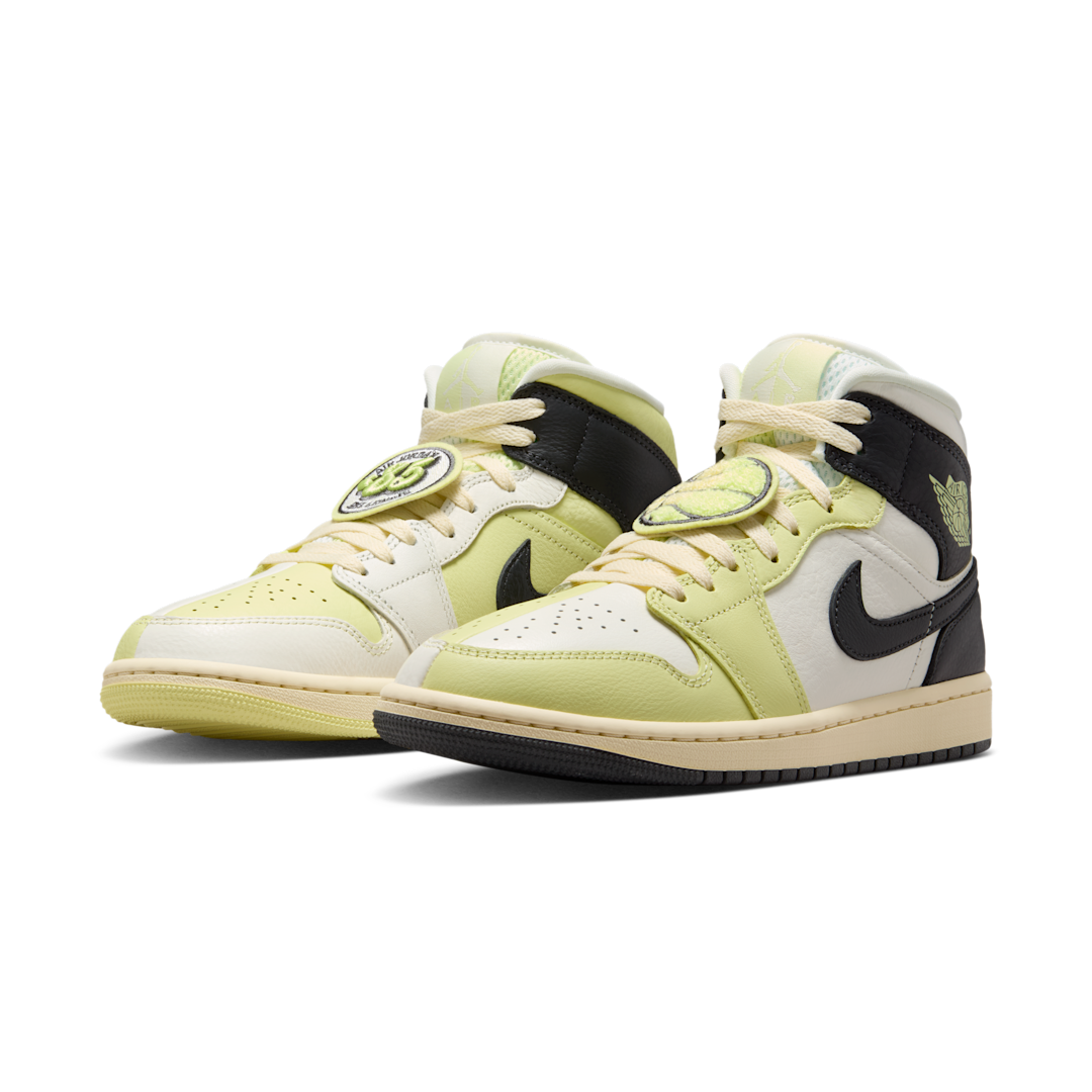 Air Jordan 1 Mid SE Fall League, Sail/Luminous Green/Anthracite (HQ3008-130)