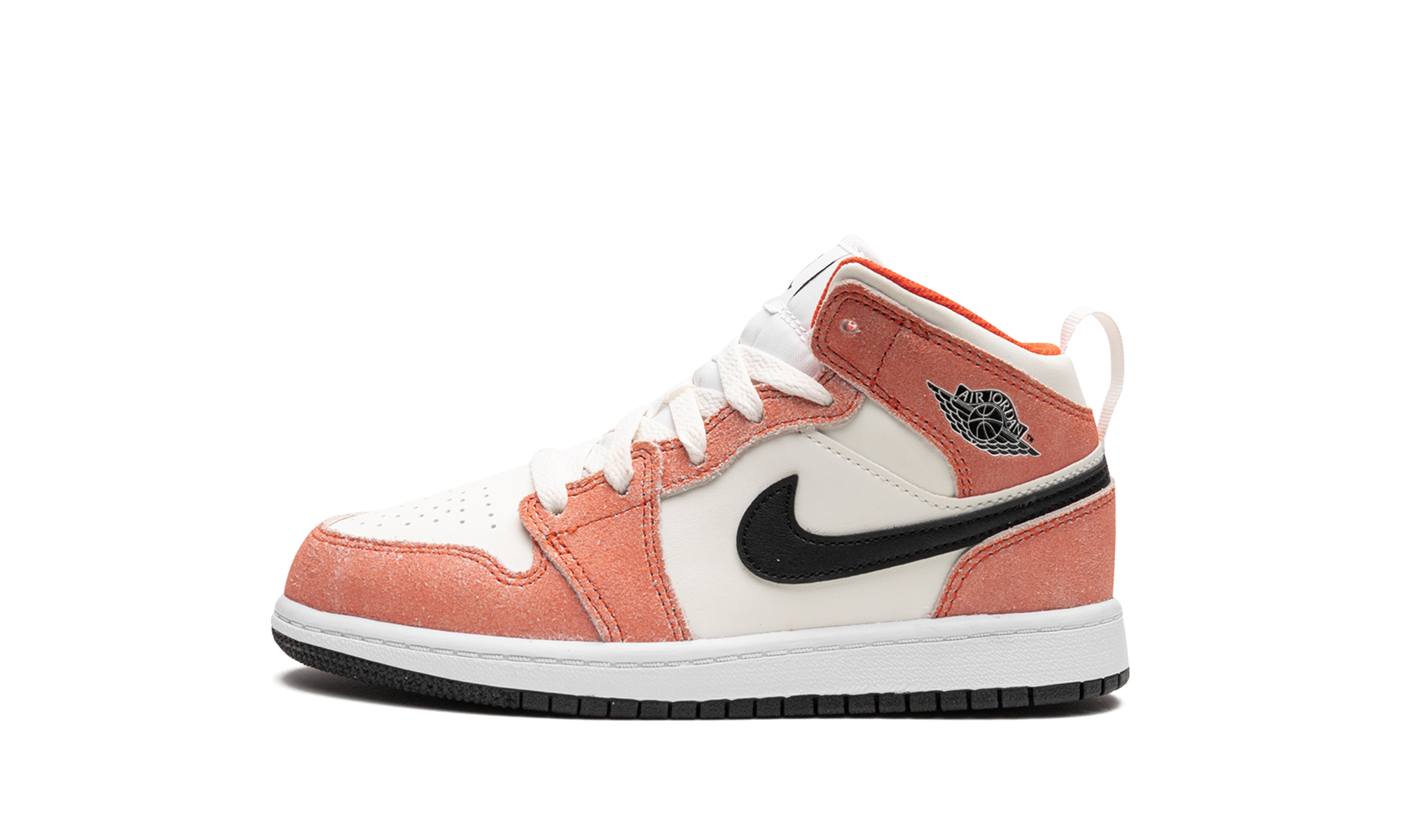 Air Jordan 1 Mid SE Orange Suede (PS)
