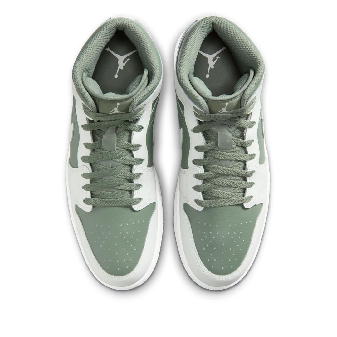 Air Jordan 1 Mid Summit White Vintage Lichen
