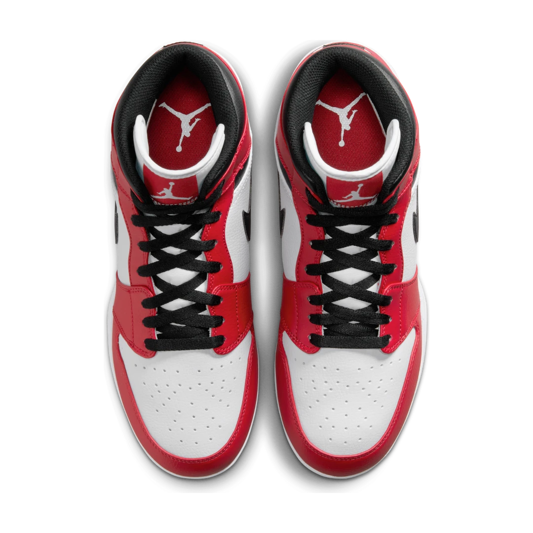 Air Jordan 1 Mid TD Cleat Chicago (2023), White/Black-University Red (FJ6805-106)