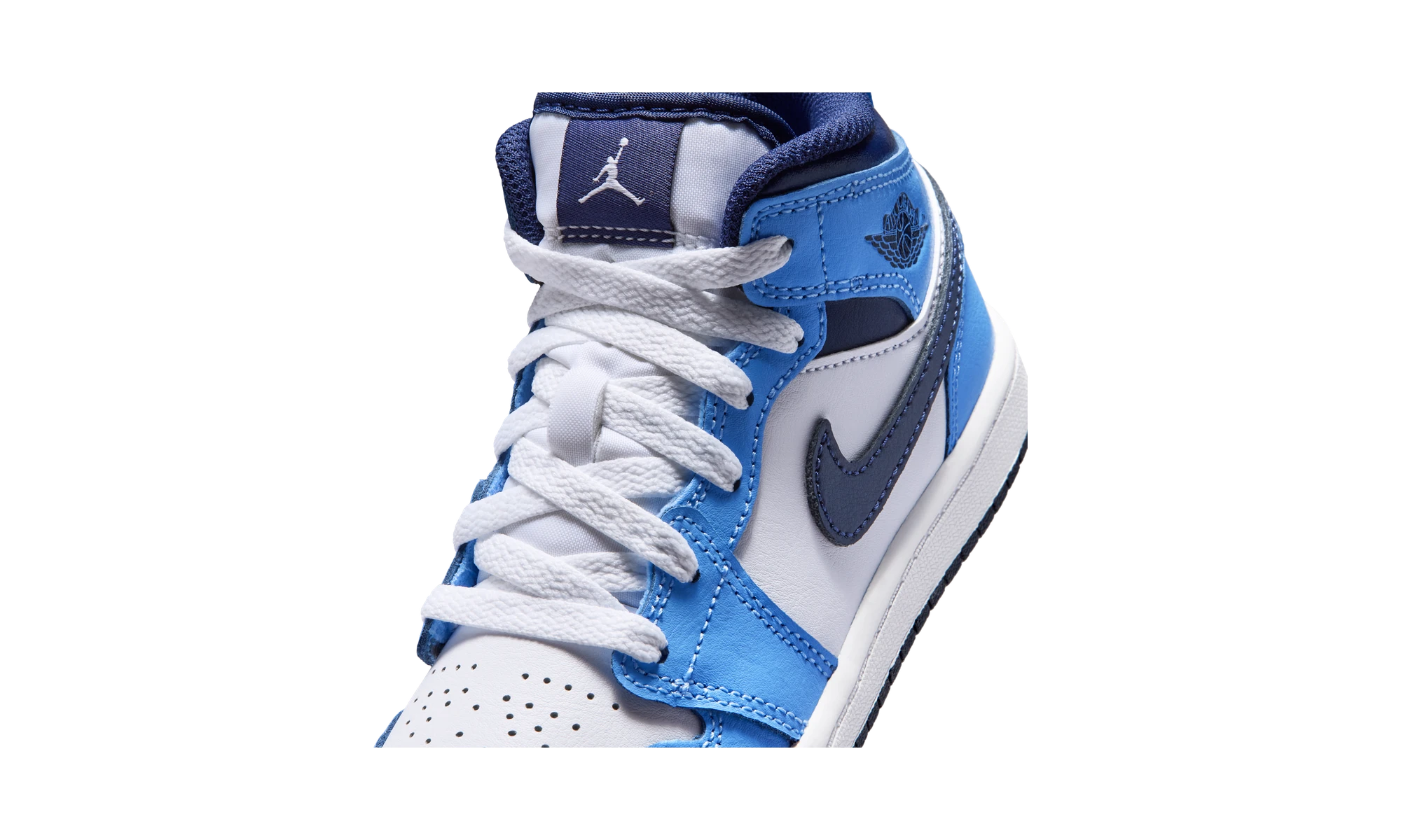 Air Jordan 1 Mid University Blue Midnight Navy (PS)