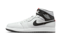 Air Jordan 1 Mid White Neutral Grey Infrared