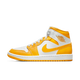 Air Jordan 1 Mid White University Gold