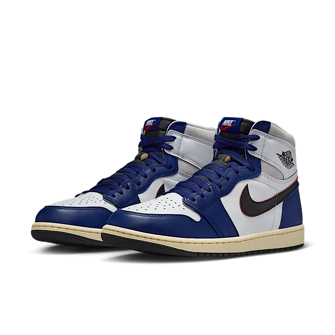 Air Jordan 1 Retro High OG Rare Air, White/Black-Neutral Grey-Deep Royal Blue-Muslin (DZ5485-100)