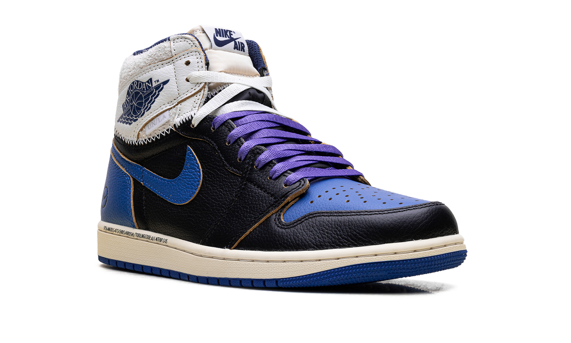 Air Jordan 1 Retro High OG SP Fragment x Union LA Sport Royal