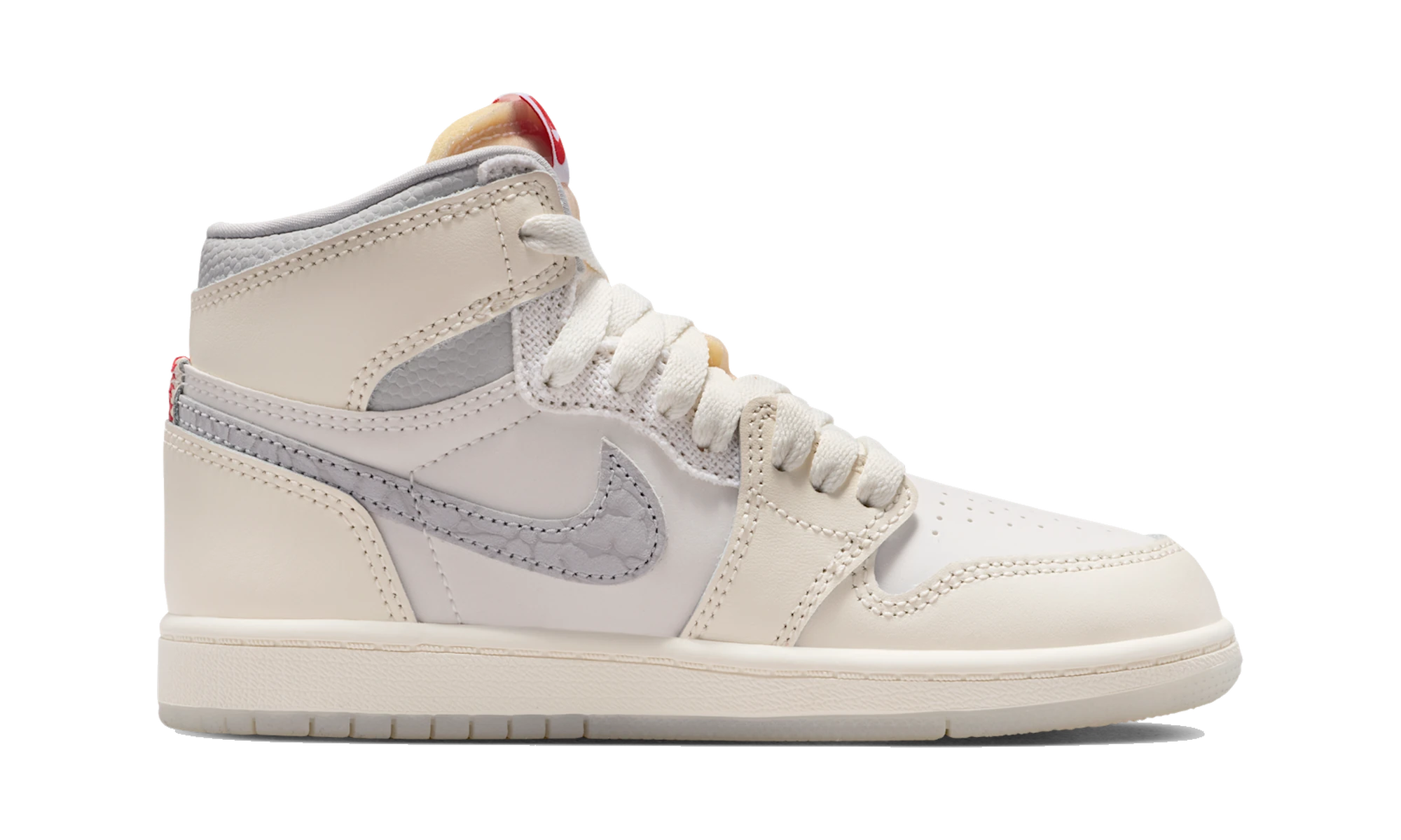 Air Jordan 1 Retro High OG Sail University Red (PS)