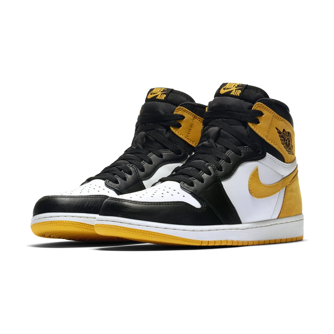 Air Jordan 1 Retro High Yellow Ochre, Summit White/Yellow Ochre-Black (555088-109)