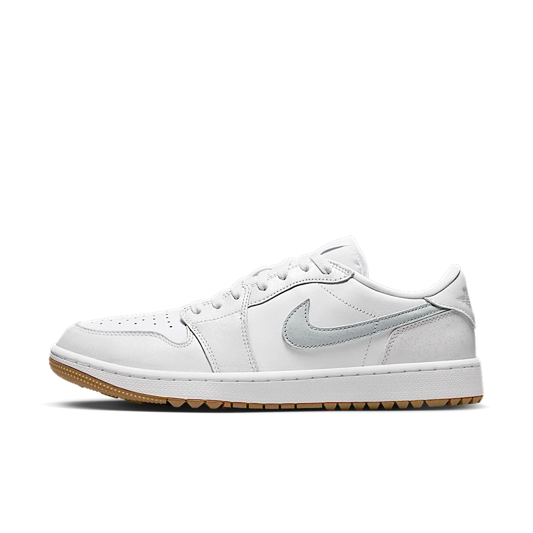 Air Jordan 1 Retro Low Golf White Gum, White/Pure Platinum/Gum Medium Brown (DD9315-111)