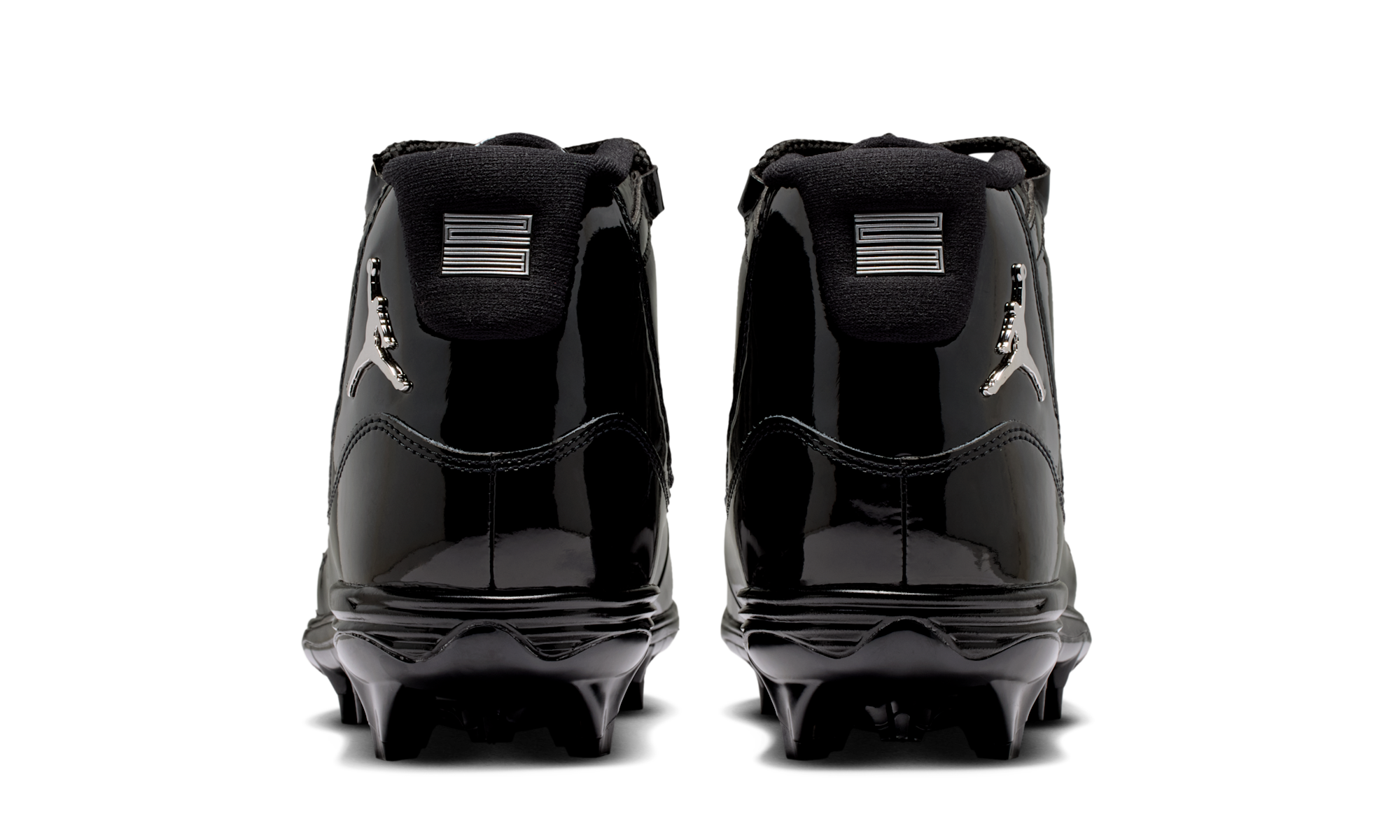 Air Jordan 11 Mid TD Cleat Patent Black