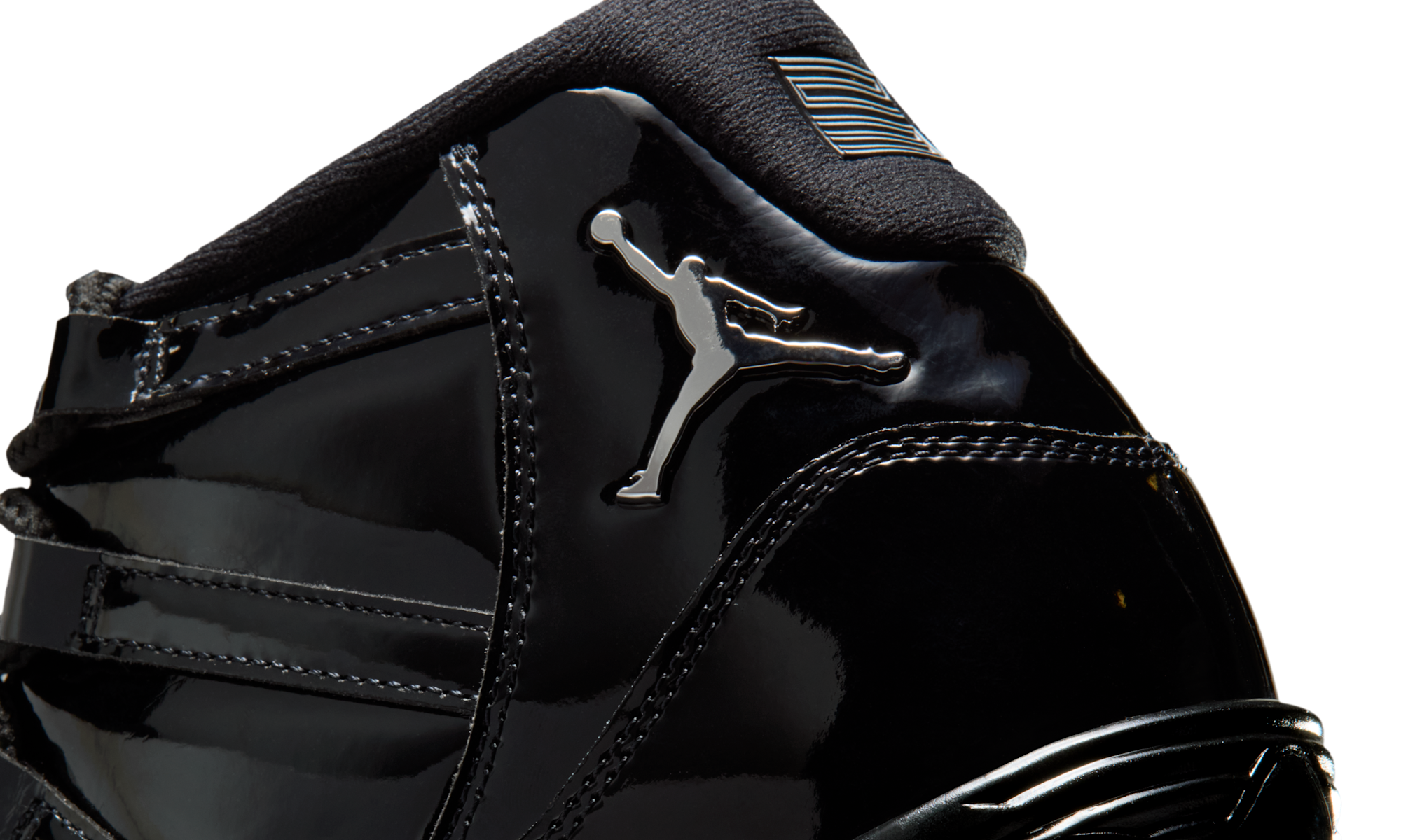 Air Jordan 11 Mid TD Cleat Patent Black
