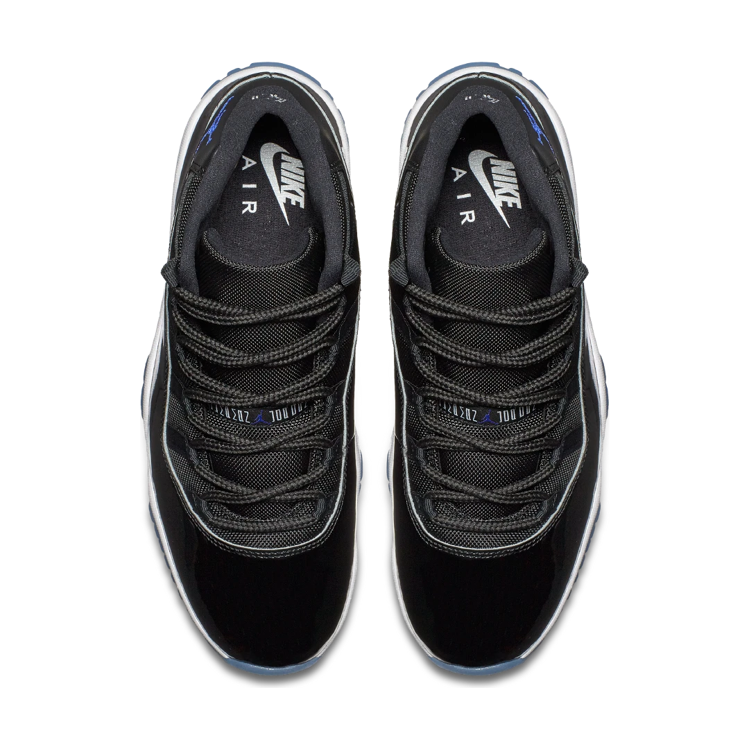 Air Jordan 11 Retro Space Jam (2016), Black/Dark Concord-White (378037-003)