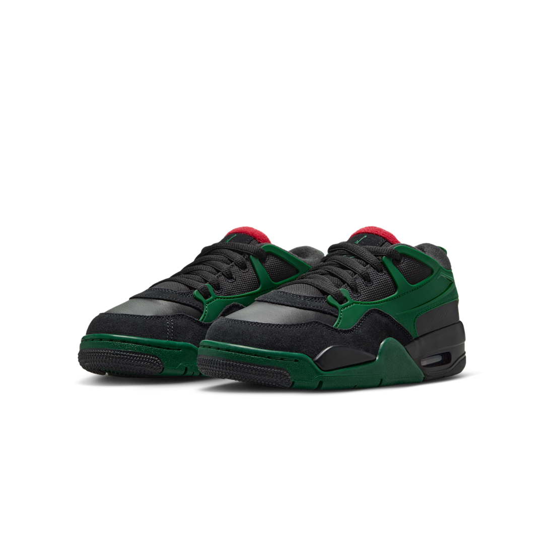 Air Jordan 4 RM Black Gorge Green Varsity Red