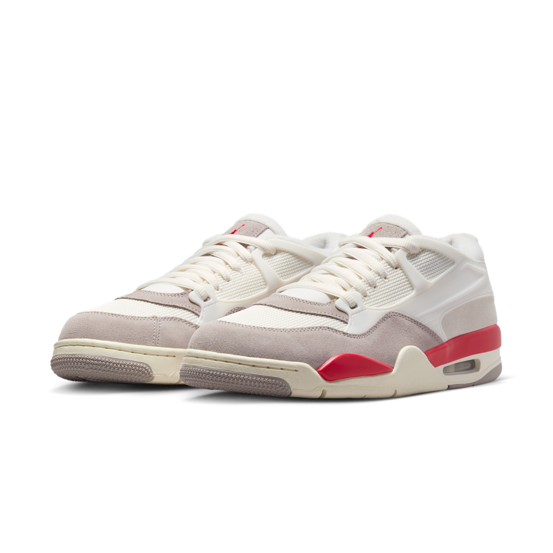 Air Jordan 4 RM Fire Red, Sail/Fire Red/College Grey/Coconut Milk (HF8126-100)
