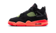 Air Jordan 4 Retro Black Bright Mango Barely Volt Infrared 23