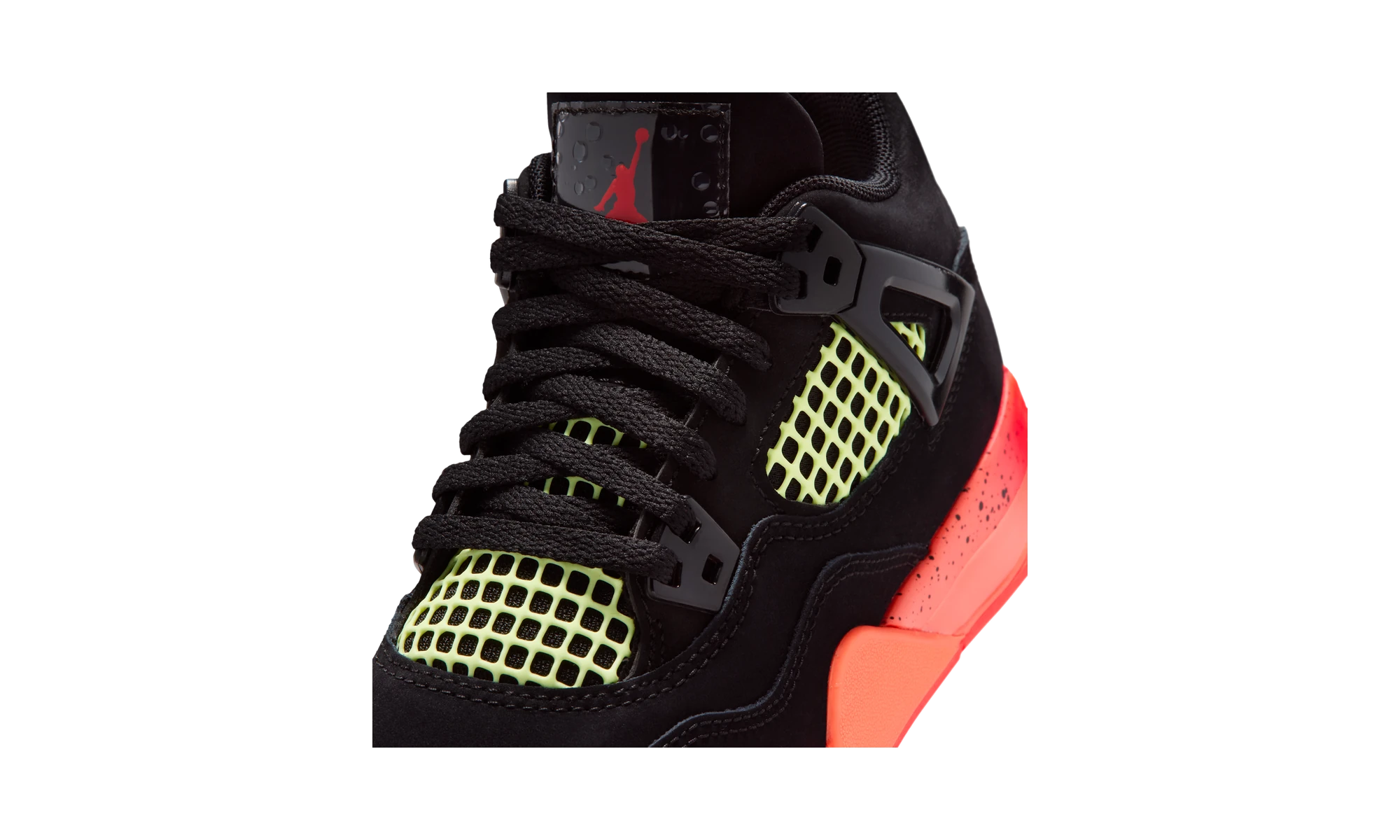 Air Jordan 4 Retro Black Infrared Barely Volt (PS)