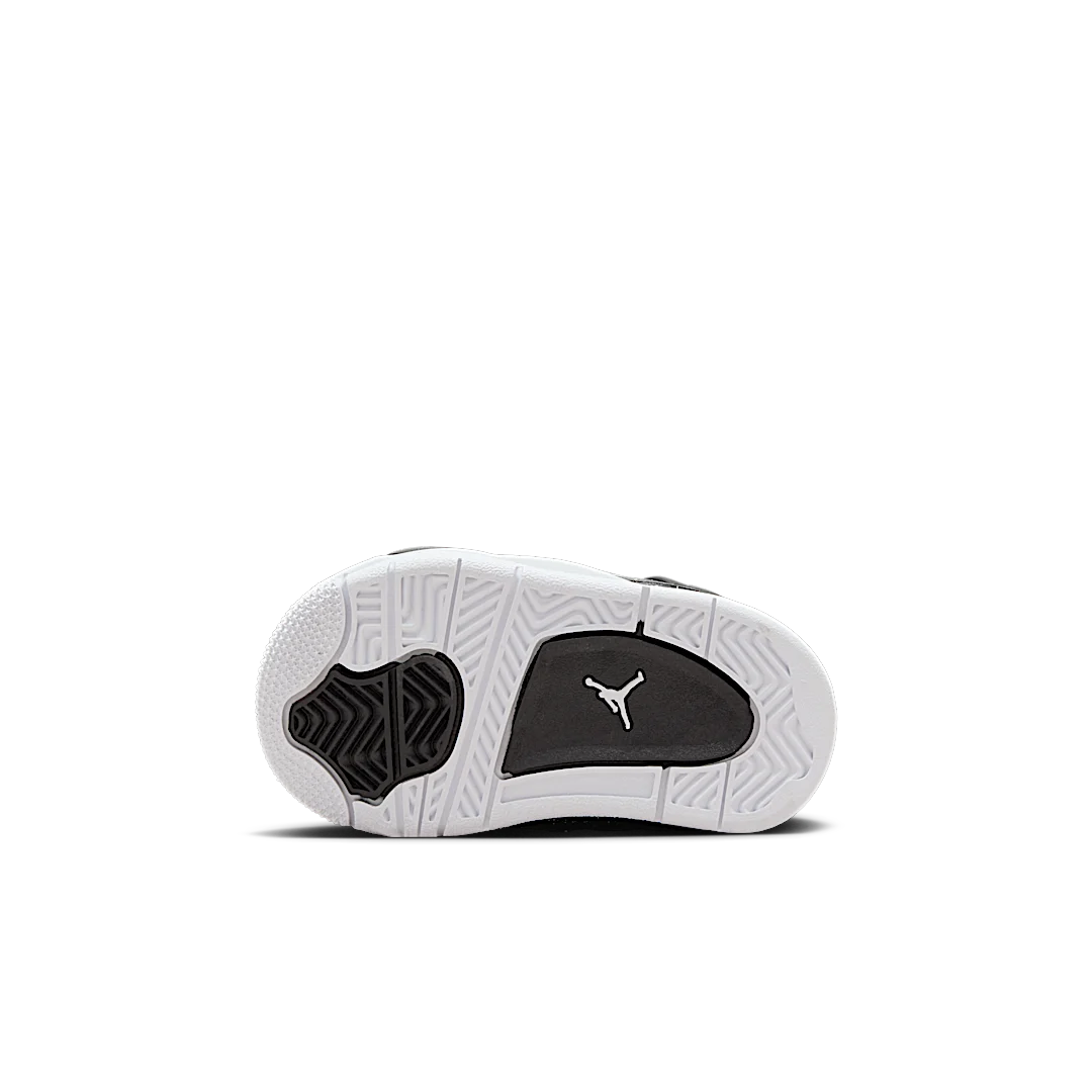 Air Jordan 4 Retro Fear (2024) (TD), Black/White/Anthracite/Black/Pure Platinum (FV4538-002)