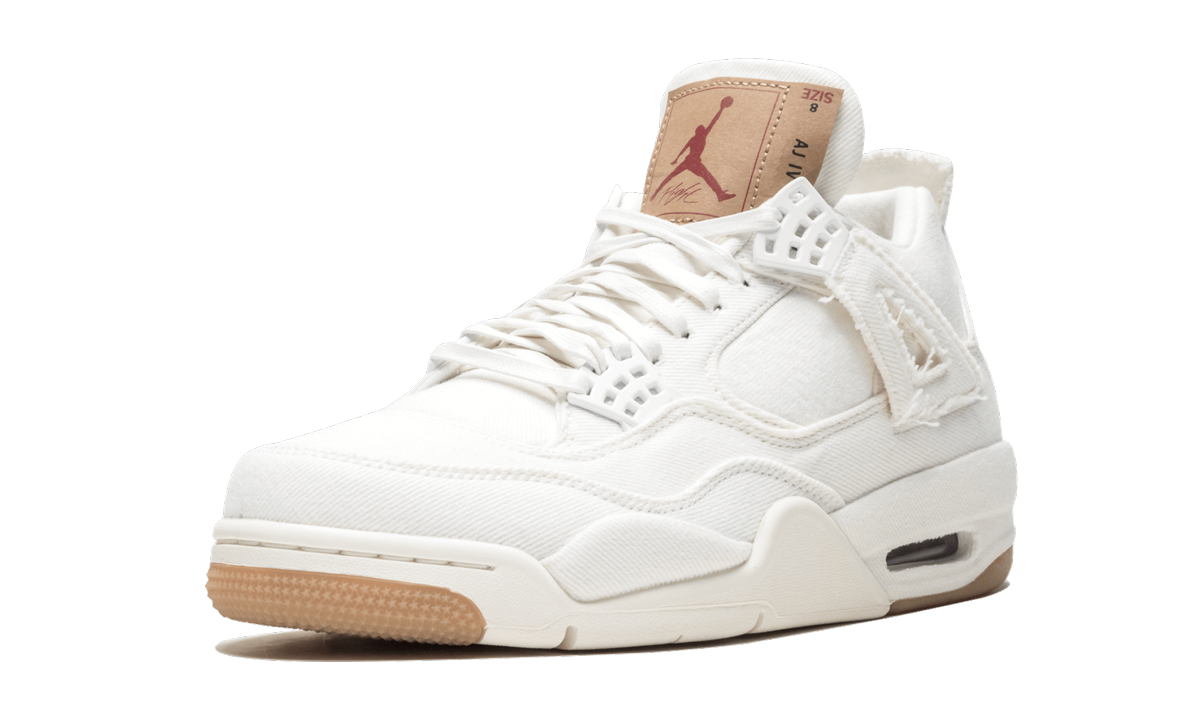 Air Jordan 4 Retro Levi's White (Blank Tag)