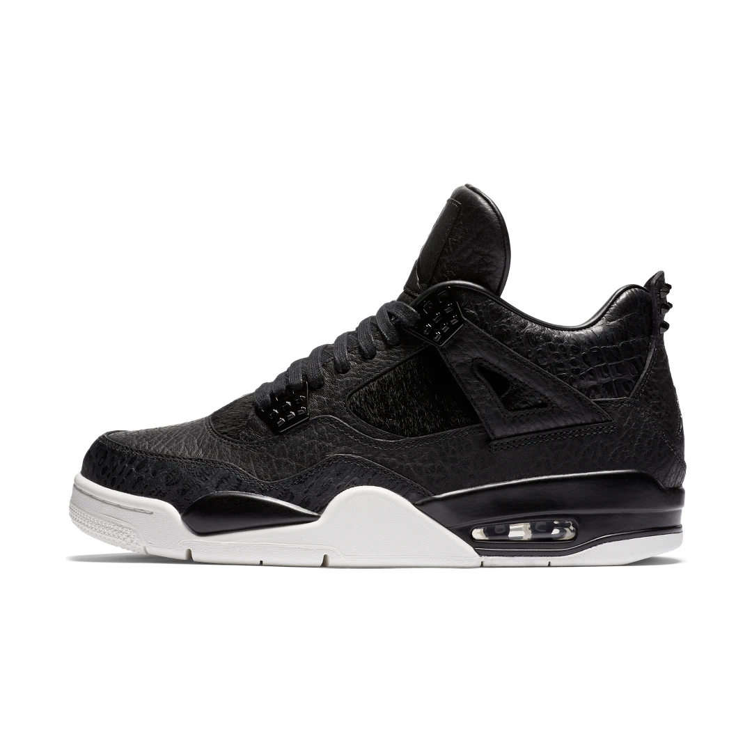 Air Jordan 4 Retro Pony Hair Black, Black/Sail-Black (819139-010)