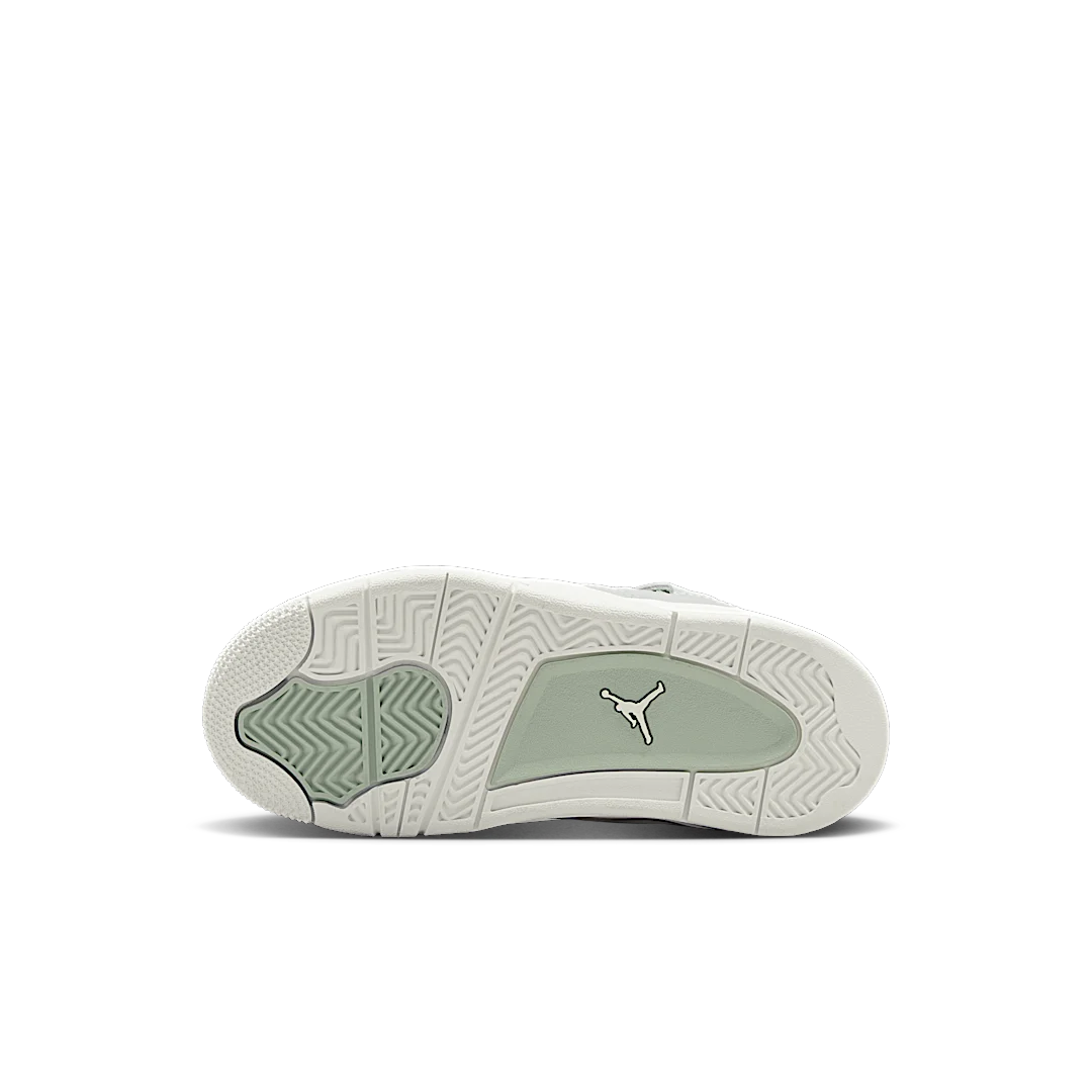 Air Jordan 4 Retro Seafoam Sail (PS), Seafoam/Sail/Metallic Silver (HV4385-003)