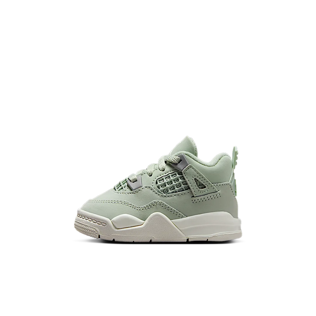 Air Jordan 4 Retro Seafoam Sail (TD), Seafoam/Sail/Metallic Silver (HV4384-003)