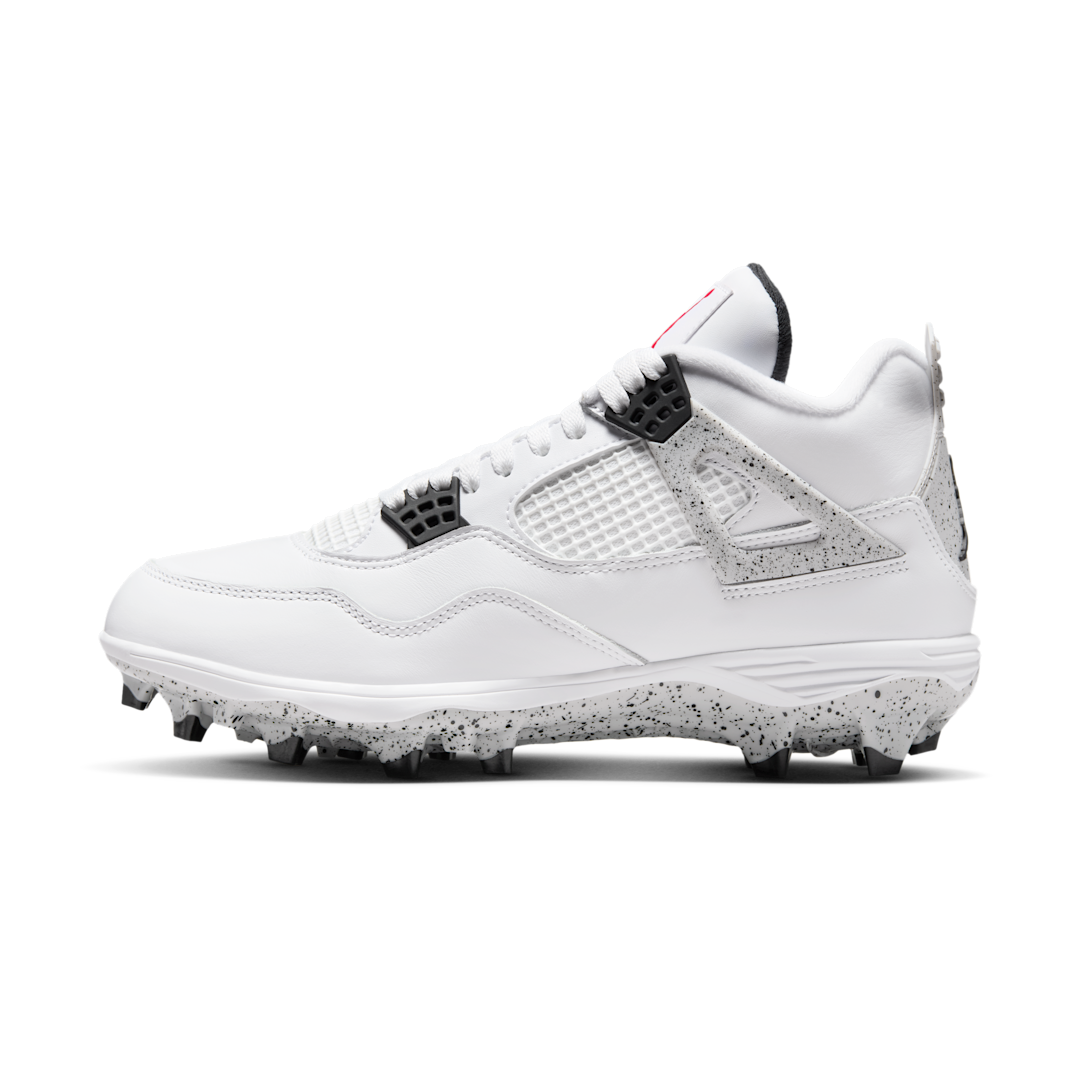 Air Jordan 4 Retro TD Cleat White Cement