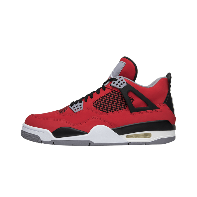 Air Jordan 4 Retro Toro Bravo, Fire Red/White-Black-Cement Grey (308497-603)