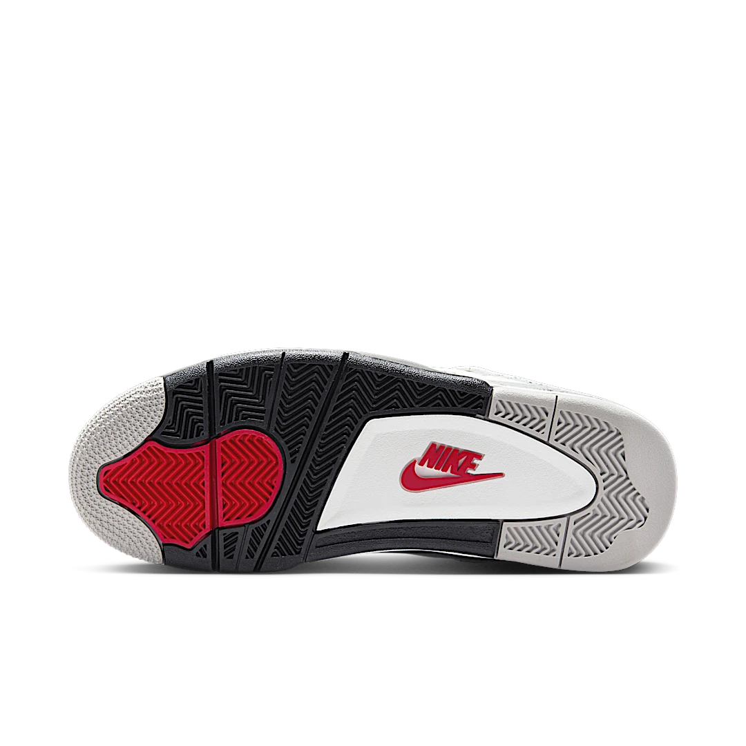Air Jordan 4 Retro White Cement (2025), Summit White/Fire Red-Tech Grey-Black (FV5029-100 / IB4171-100)