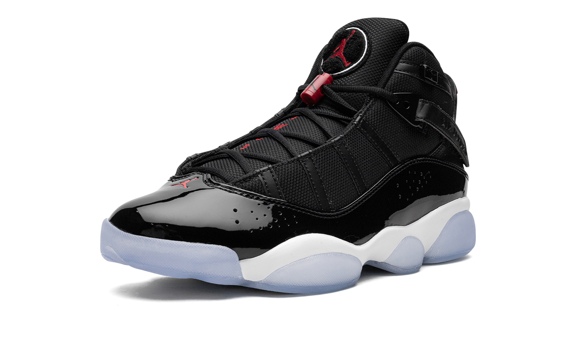 Air Jordan 6 Rings Black Gym Red