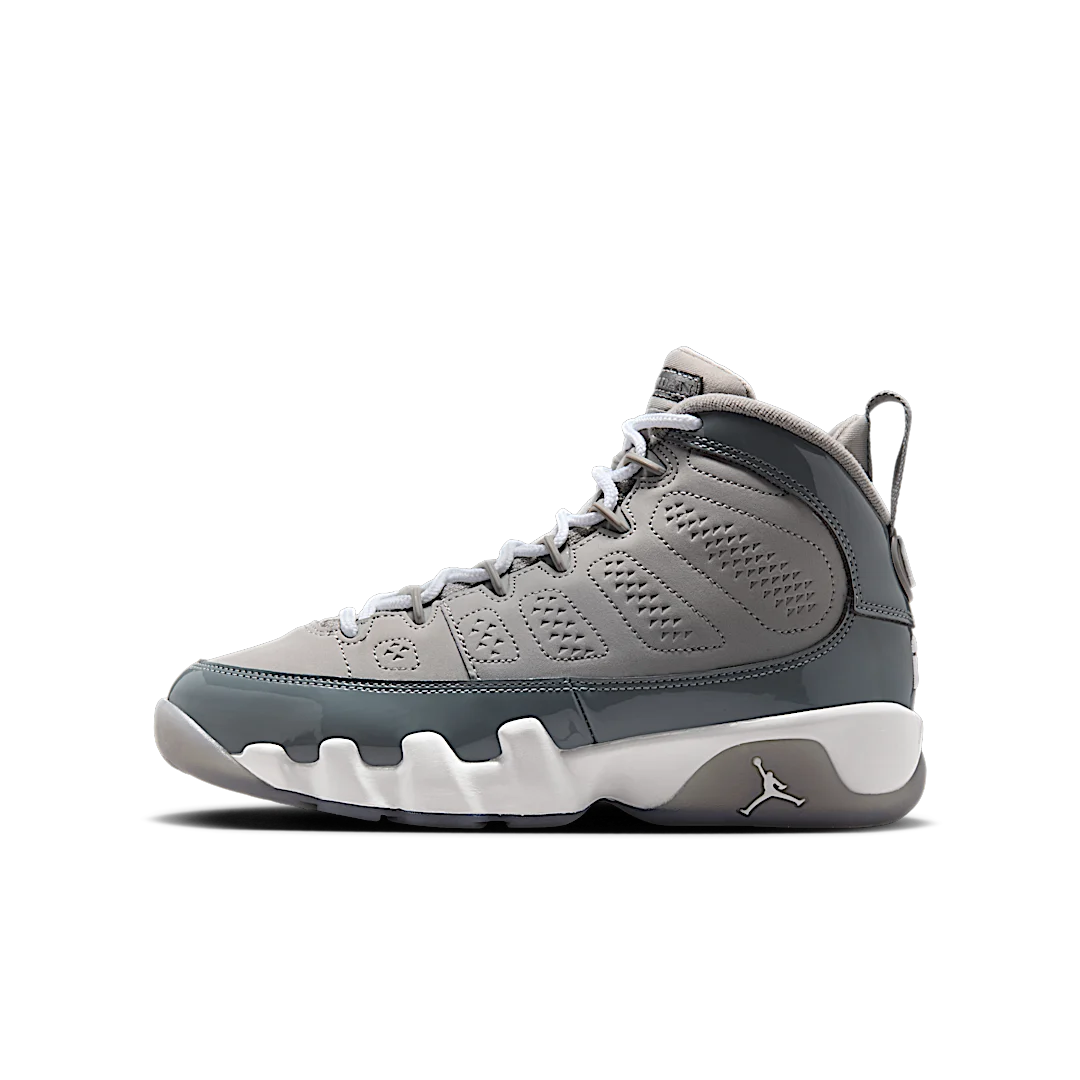 Air Jordan 9 Retro Cool Grey (2025), Medium Grey/White-Cool Grey (HV4574-011)