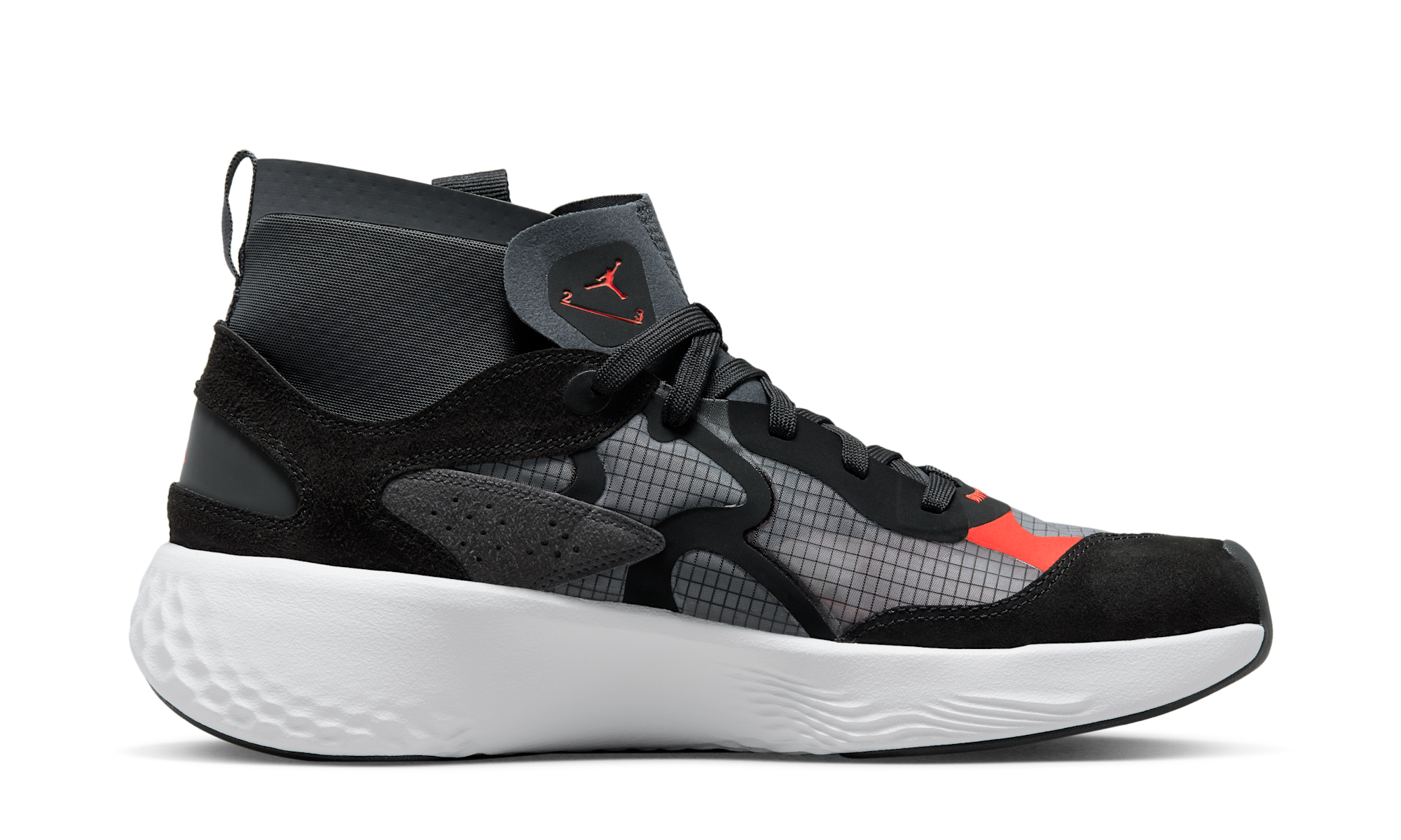 Air Jordan Delta 3 Mid Black Chile Red
