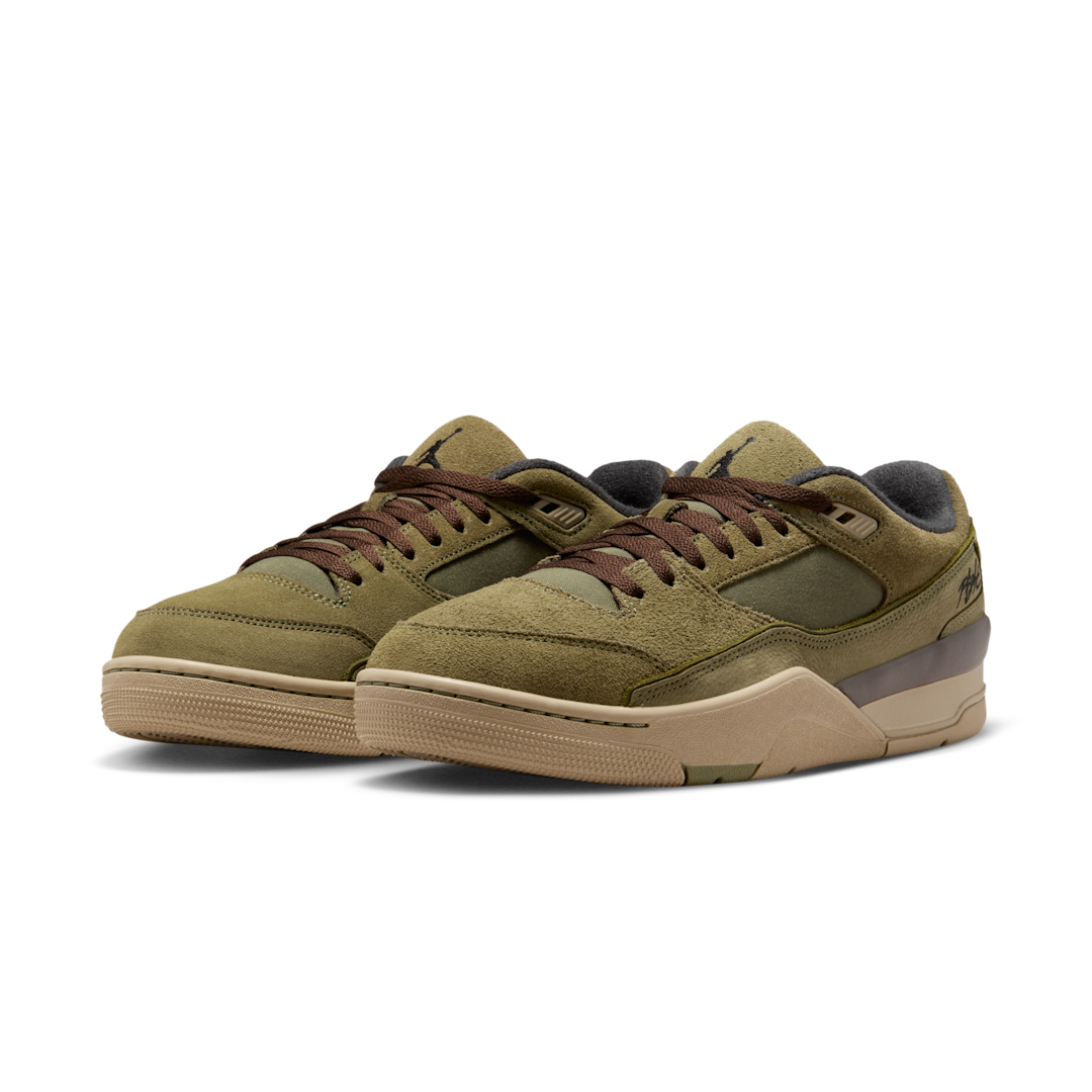 Air Jordan Flight Court Medium Olive Baroque Brown, Medium Olive/Khaki/Baroque Brown/Black (HF3255-202)