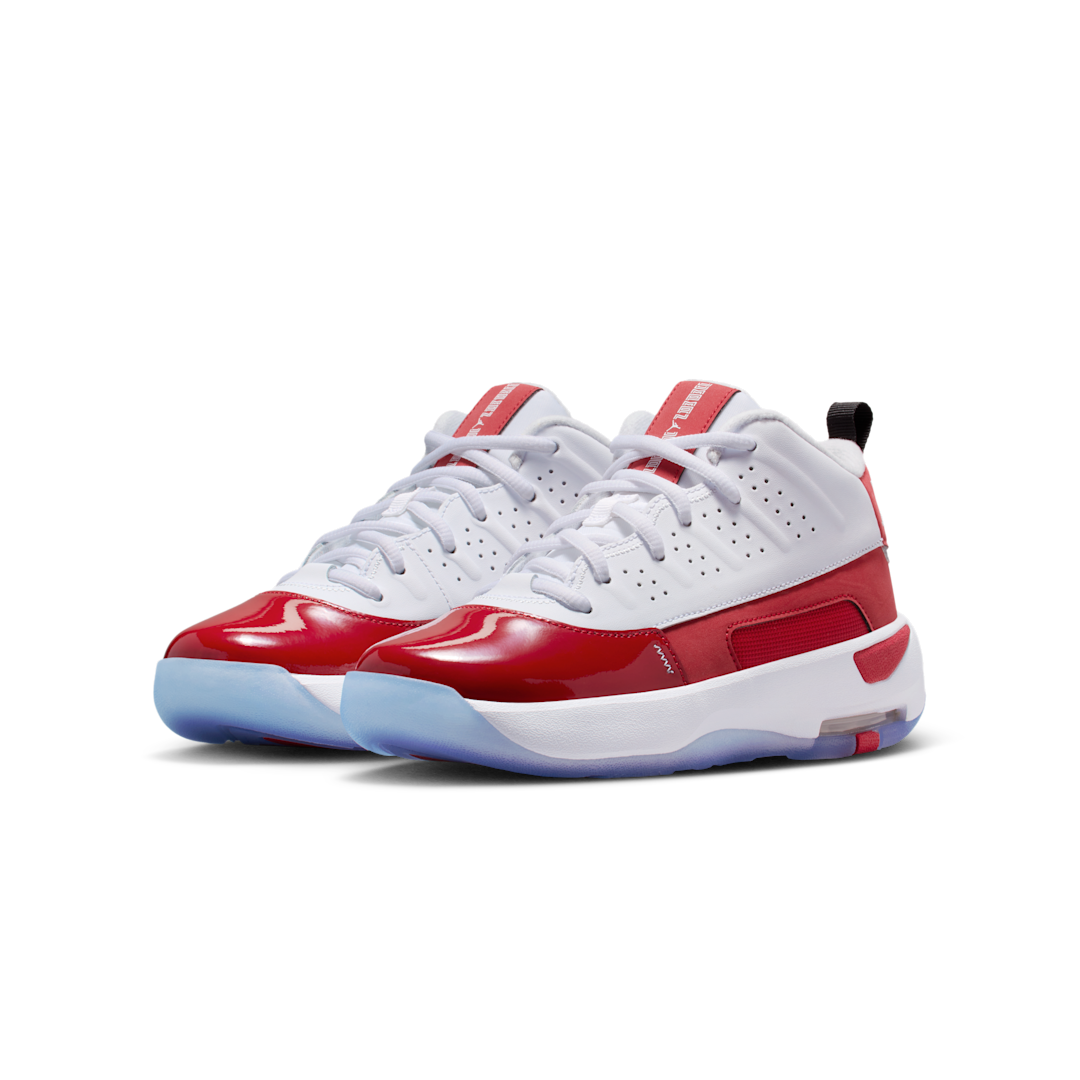 Air Jordan Max Aura 7 White Gym Red Black, White/Gym Red/Black/White (HQ2089-106)