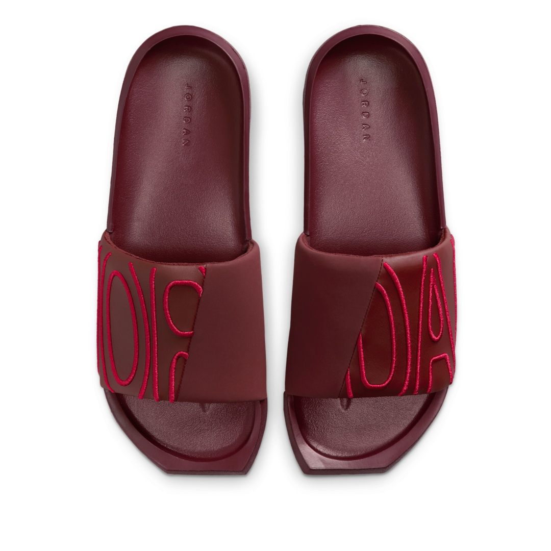 Air Jordan NOLA Slide Dark Team Red Hibiscus