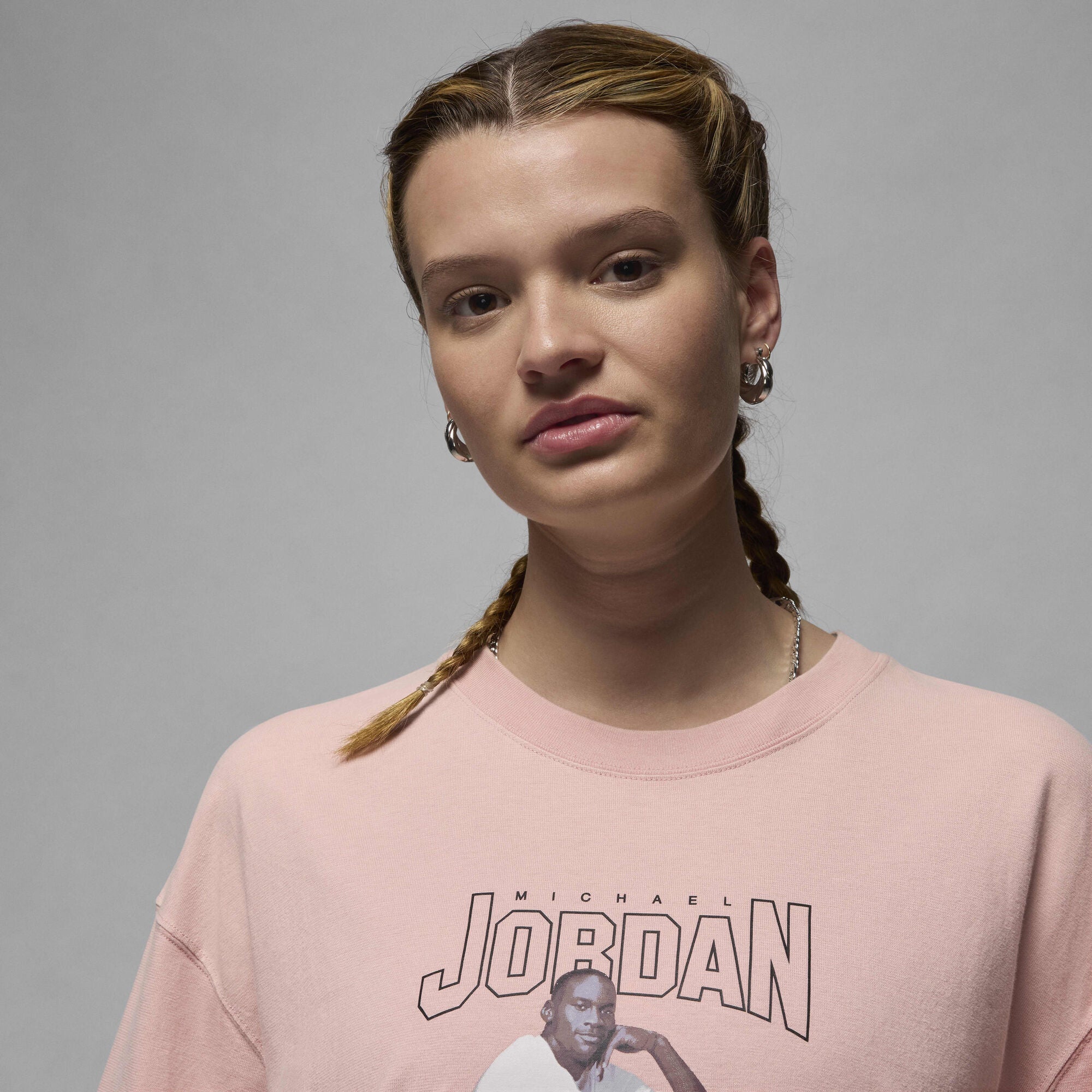 Air Jordan Oversized Graphic T-Shirt Pink Glaze
