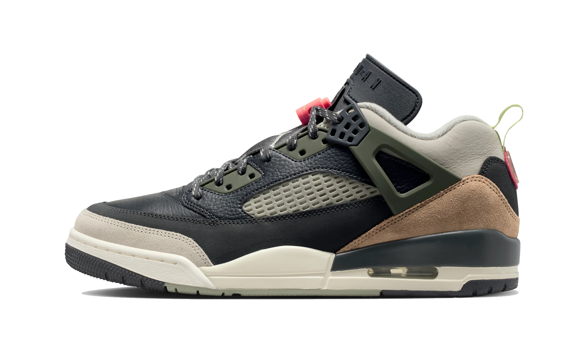 Air Jordan Spizike Low Anthracite Mango Cargo Khaki
