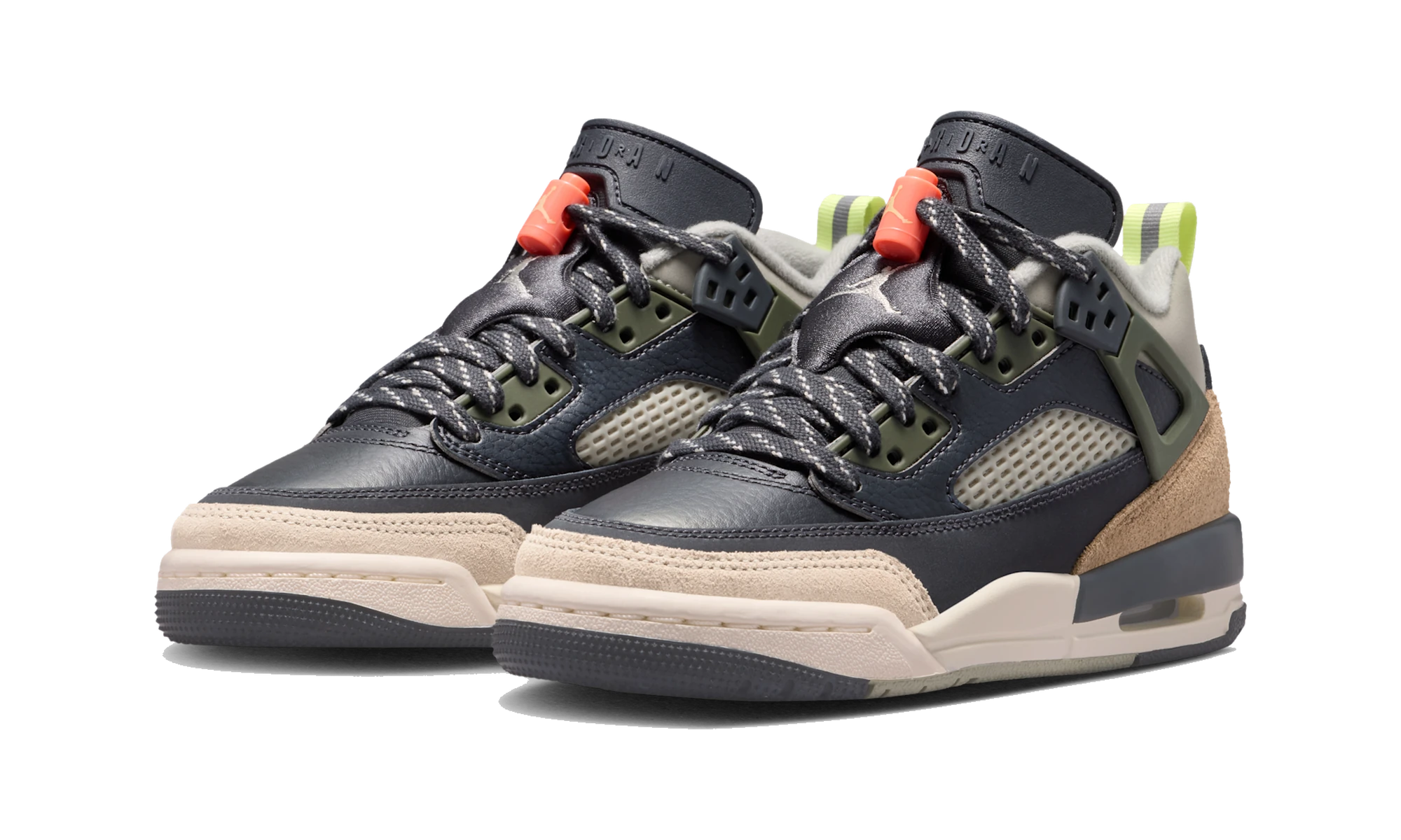 Air Jordan Spizike Low Anthracite Mango Cargo Khaki