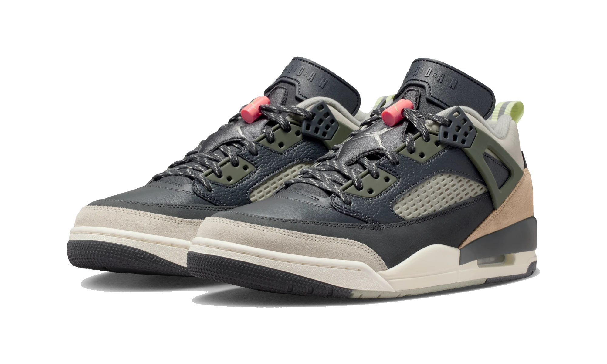 Air Jordan Spizike Low Anthracite Mango Cargo Khaki