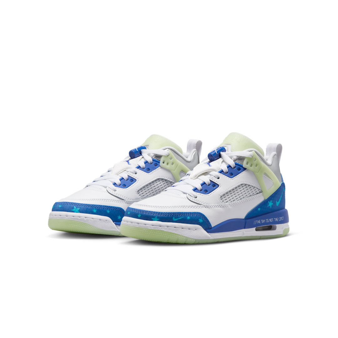 Air Jordan Spizike Low The Sky Is Not The Limit, White/Volt Tint/Metallic Silver/Hyper Royal (HJ5979-100)