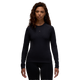 Air Jordan Sport Women's Long-Sleeve Bodycon Top Black