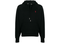 Ami Paris Ami De Coeur Small Logo Hoodie Black