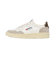Autry Medalist Leather Low White Teak
