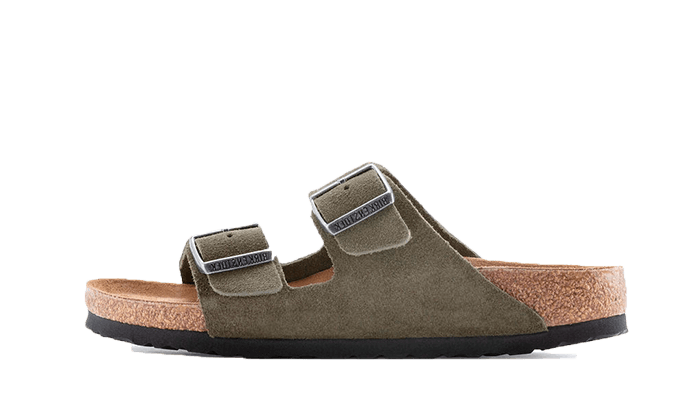 Birkenstock Arizona Soft Footbed Suede Leather Thyme Tonal
