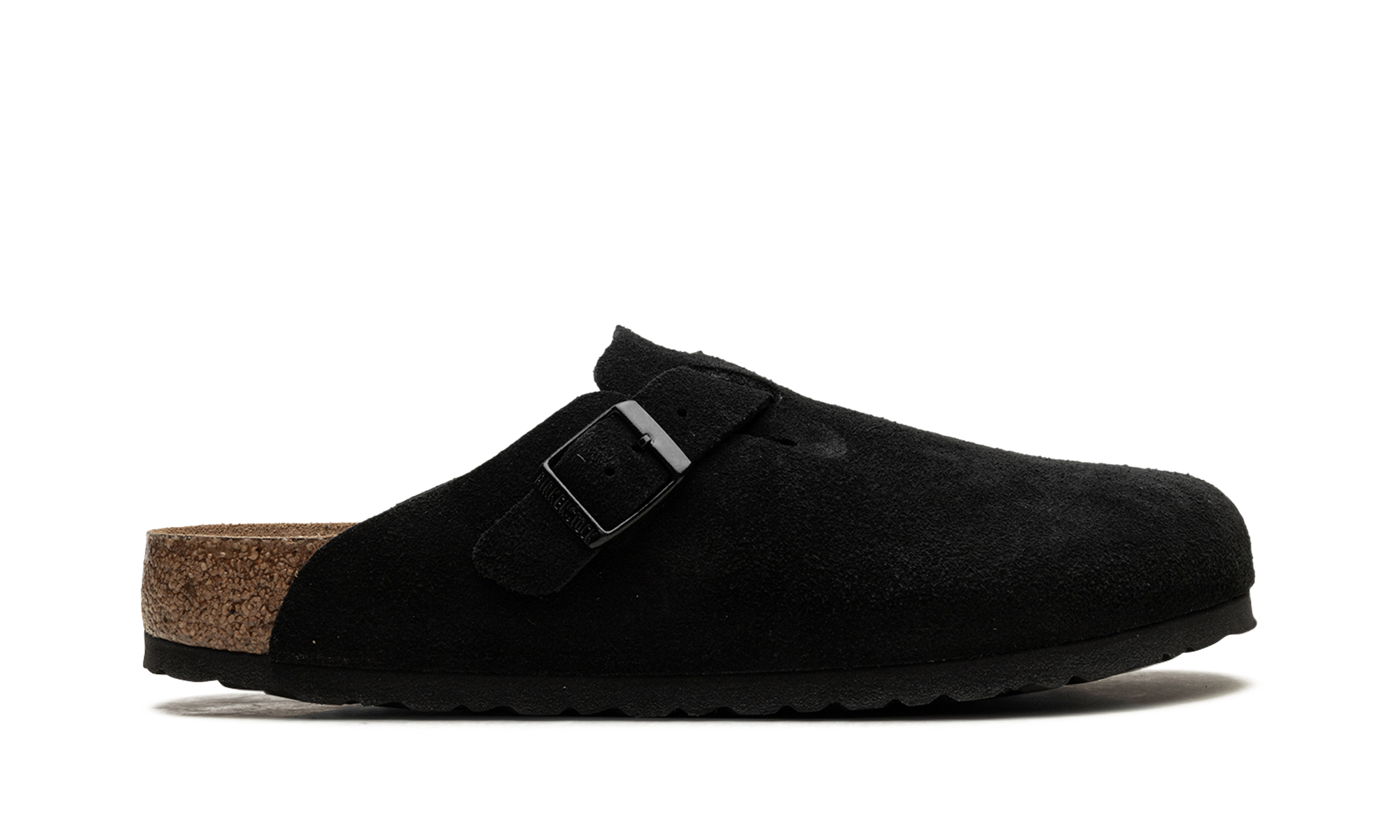 Birkenstock Boston Soft Footbed Suede Black