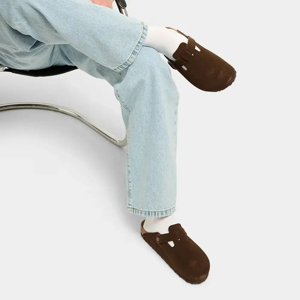Birkenstock Boston Soft Footbed Suede Mocca
