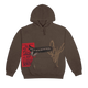 Cactus Jack by Travis Scott Grin Hoodie Brown