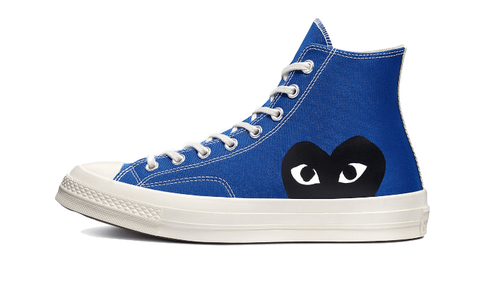 Converse Chuck Taylor All Star 70 Hi Comme des Garcons PLAY Blue Quartz, Blue Quartz/Egret/Black (171846C)