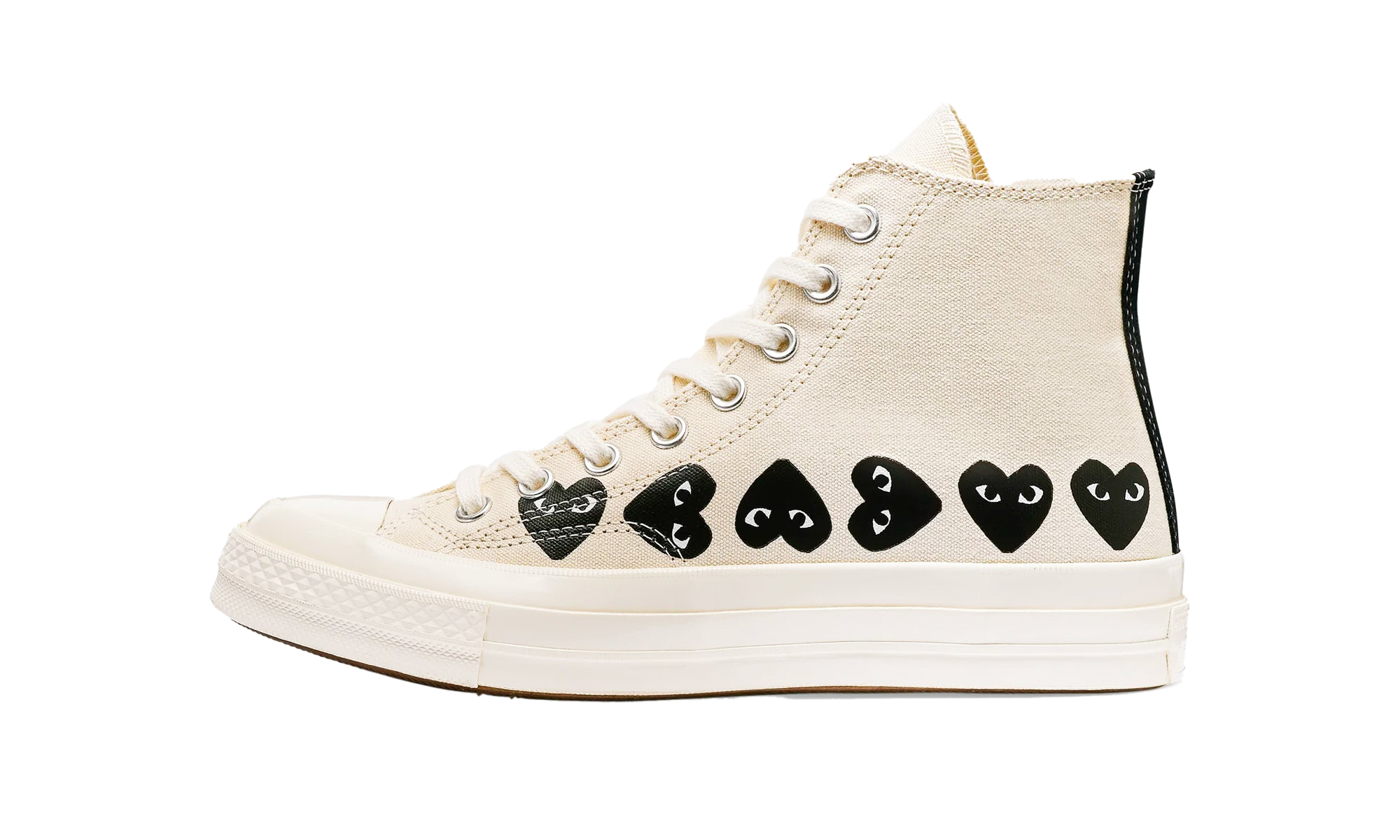 Converse Chuck Taylor All Star 70 Hi Comme des Garcons PLAY Multi-Heart Milk