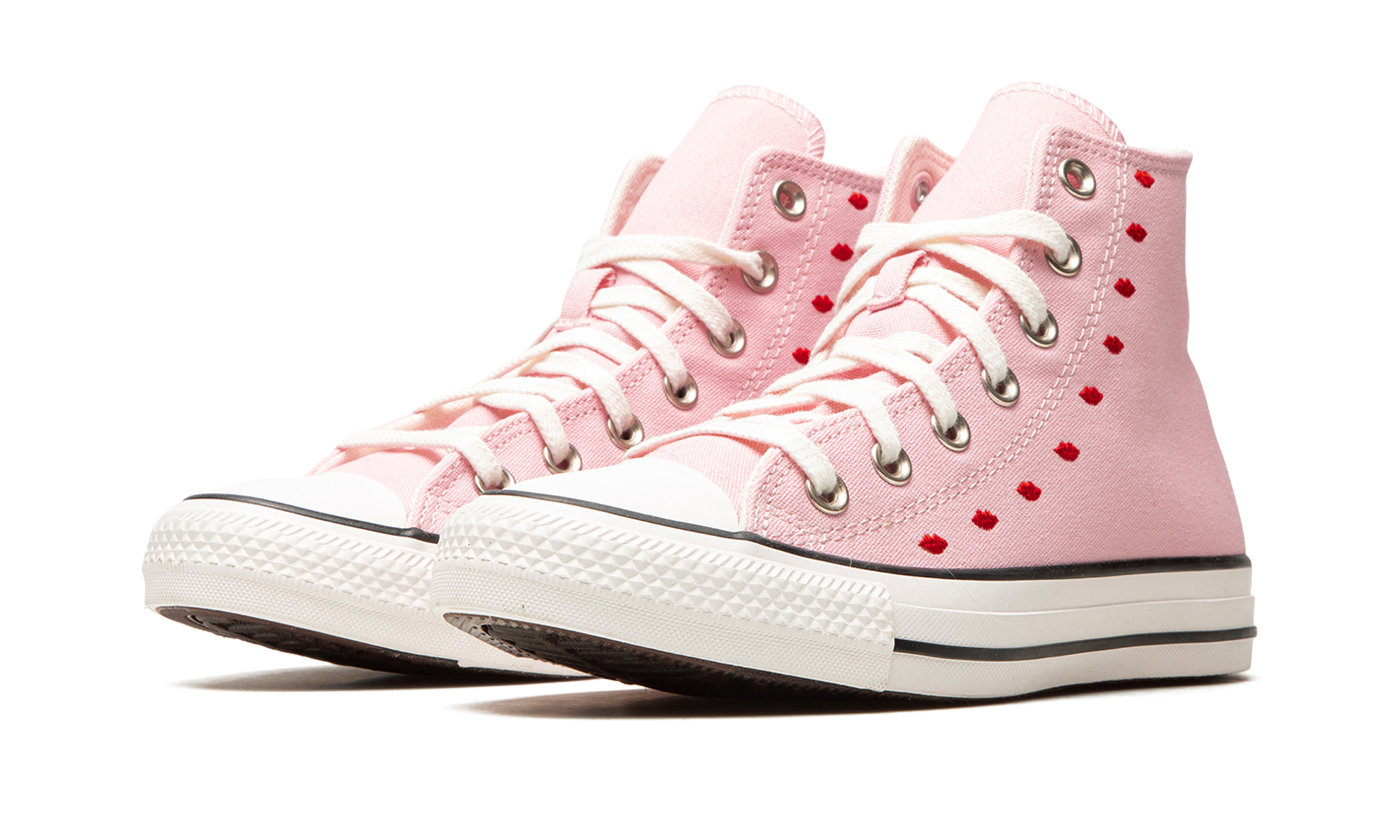Converse Chuck Taylor All Star Hi Embroidered Hearts Pink