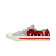 Converse Jack Purcell Comme des Garcons PLAY Grey Red