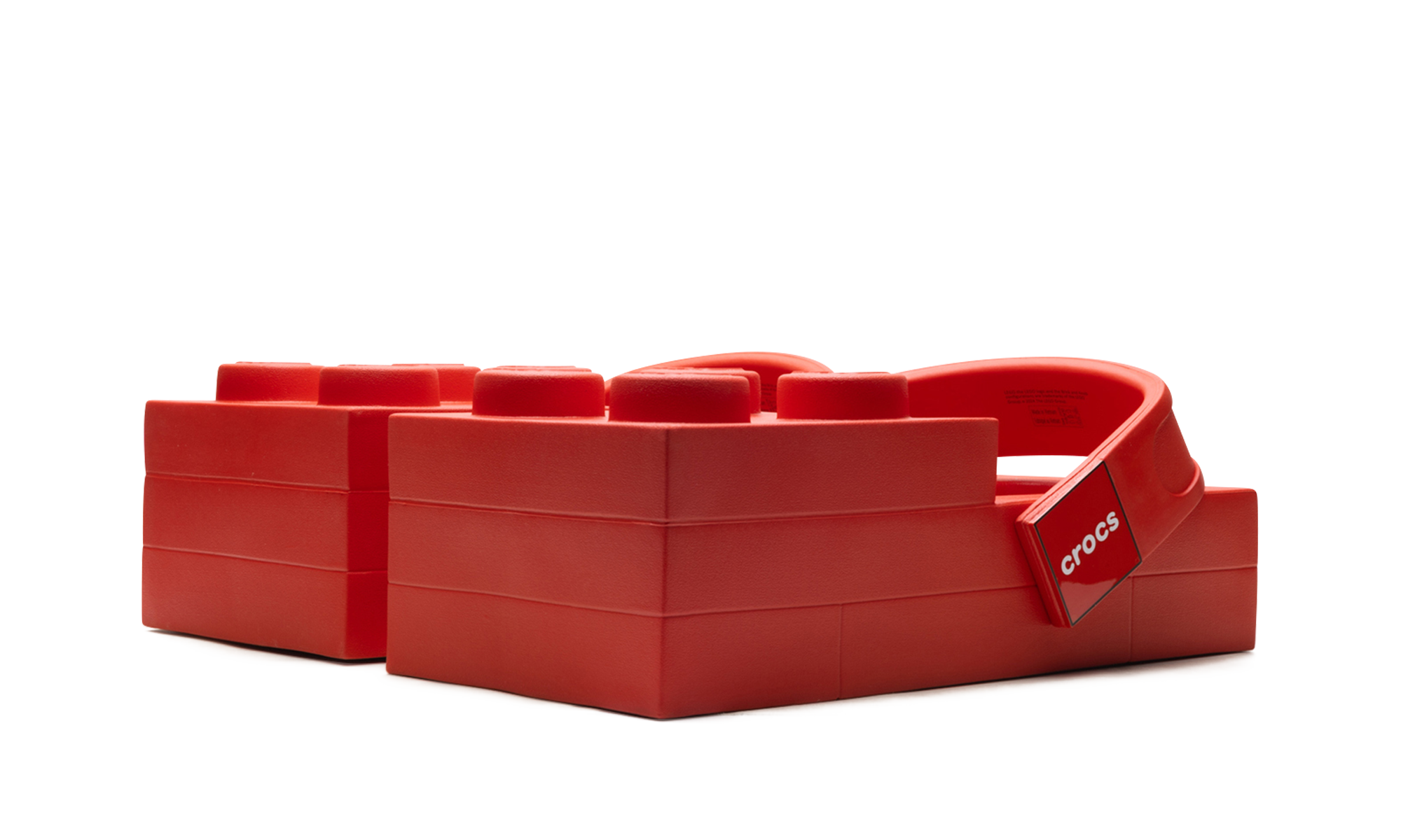 Crocs Brick Clog LEGO Red